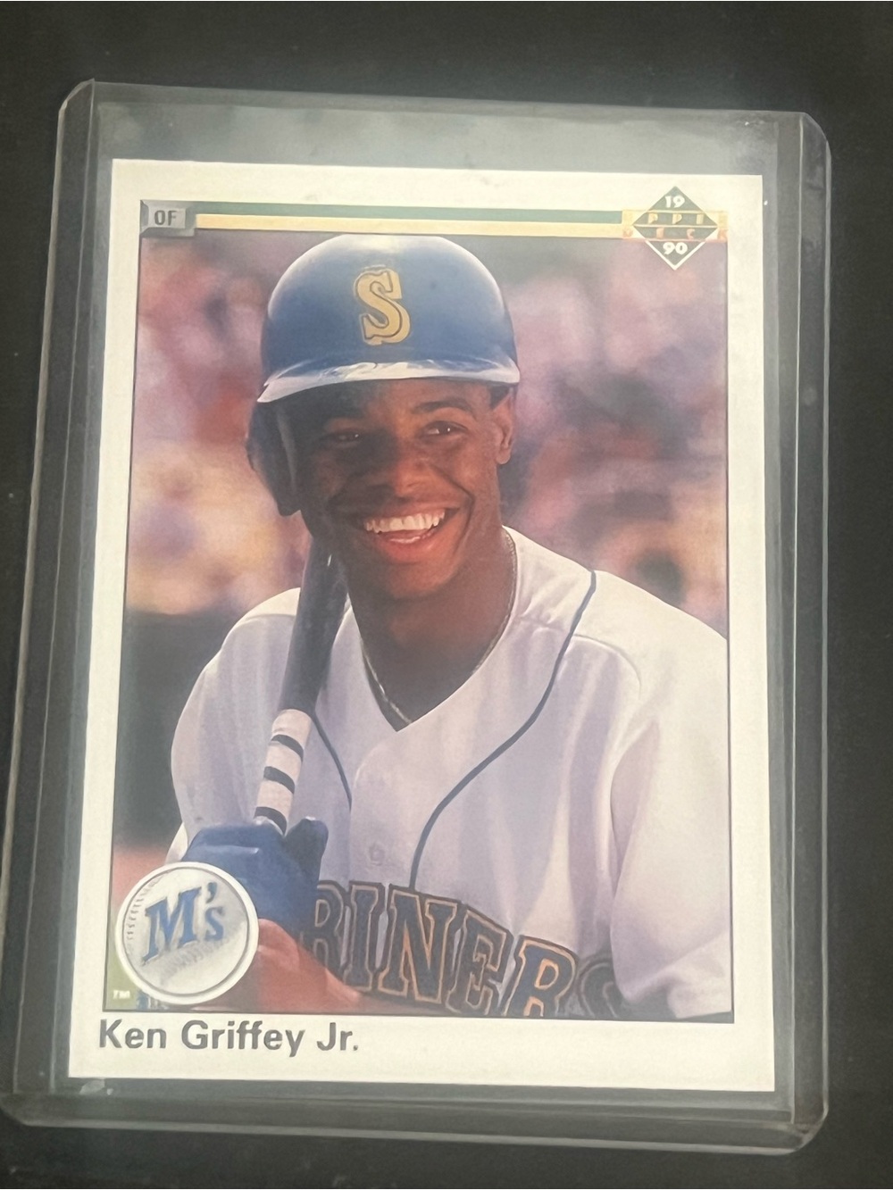 RARE 1990 Upper Deck Ken Griffey Jr. #156 Double Error Card - Seattle Mariners